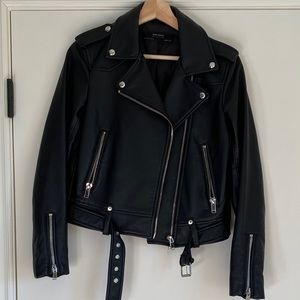 Leather jacket
